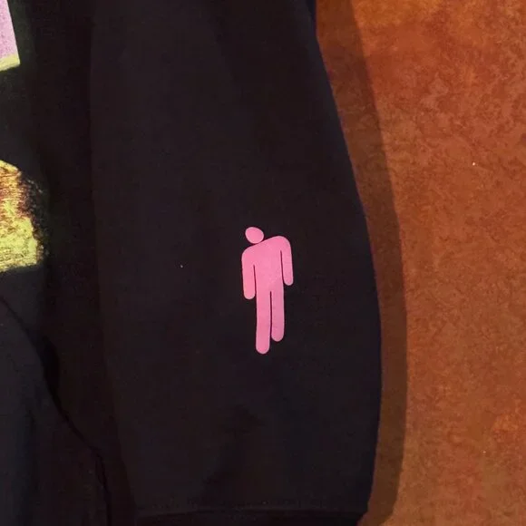 Billie Eilish Black Hoodie Unisex Size XL - Picture 3 of 4